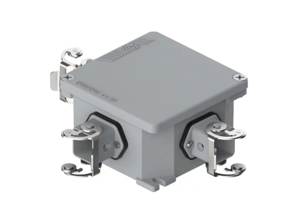 power distributor, T-box, with 3xCKAX 03 I, for inserts 21.21