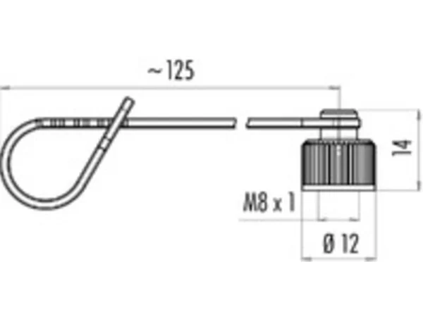Protection cap for male cable connector