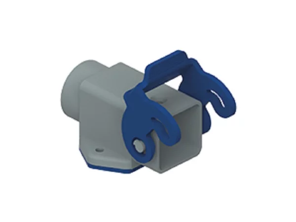 bulkhead mounting housing, angled, size 21.21, CKH plastic, 1 lever, 1xM20 side, sealing kit