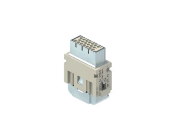 female insert, MIXO, 1MU, 20p, crimp, 4A, 32V, with contact to PE