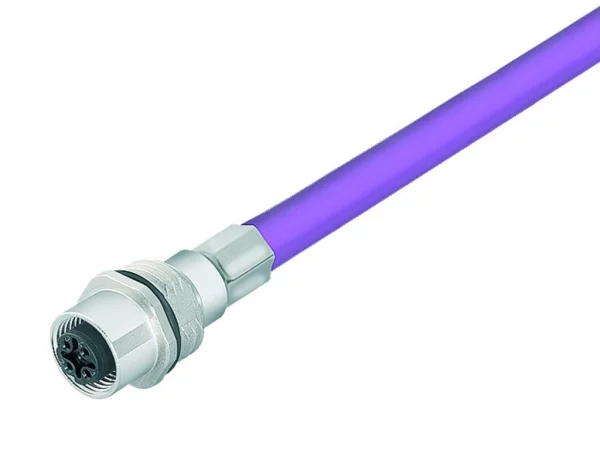Female panel mount connector