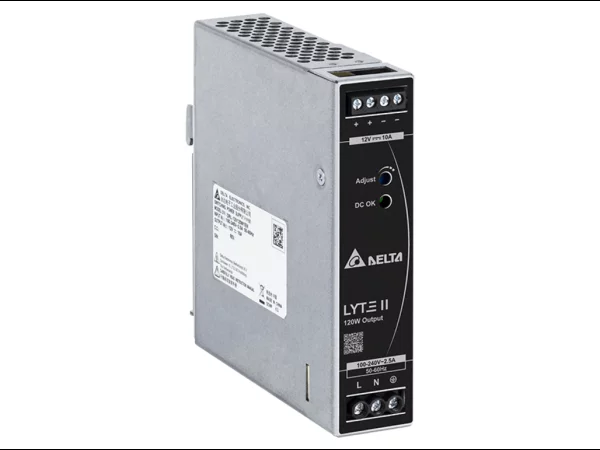Power supply, 1Ph, 120W, DIN Rail, AC/DC, 12 Vdc, 10 A