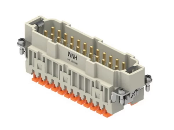 male insert, size 104.27, 24p+PE, SQUICH, 16A, 500V, HNM