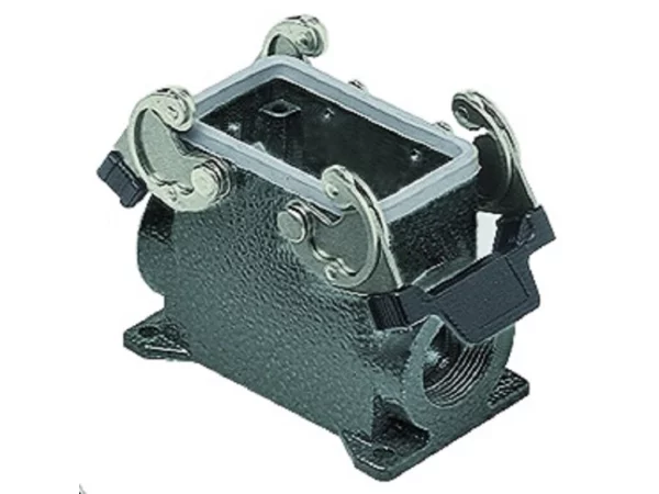 surface mounting housing, high, size 57.27, E-Xtreme alu, 2 levers, 1xM32 side