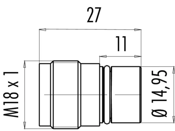 Male receptacle