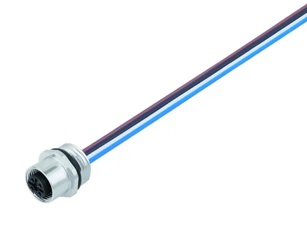 Female panel mount connector