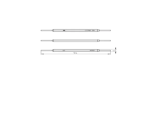"Go / no go" control gauge, for crimp tool CCPZ RN