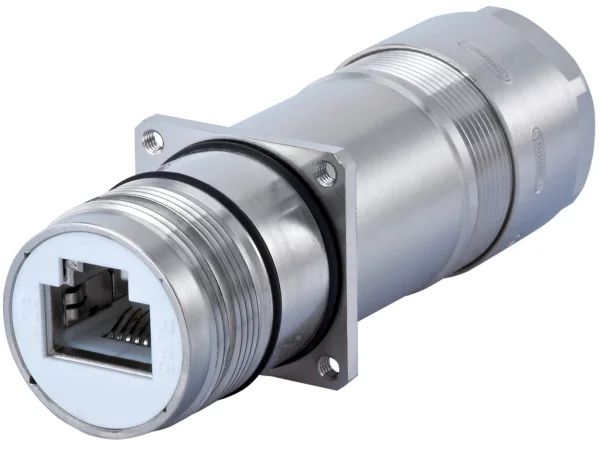 Panel Connector with strain relief
