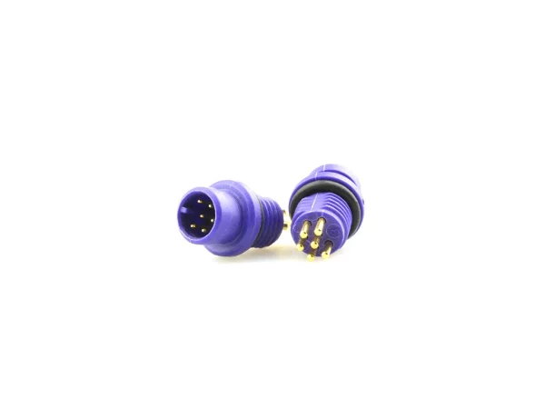 Mini B Male panel mount connector