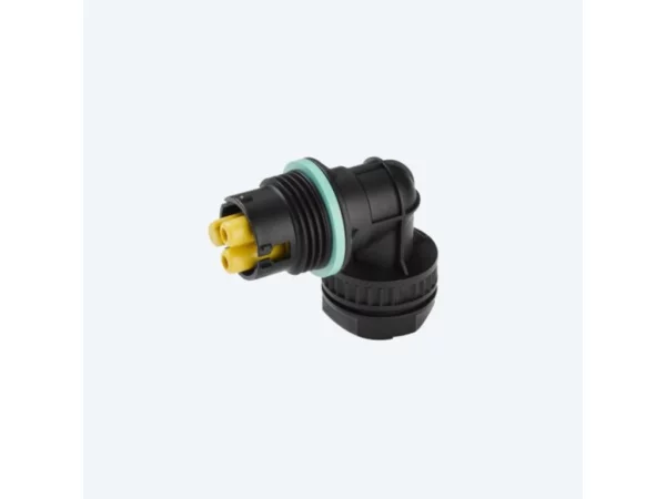 Mini socket connector panel-mounted