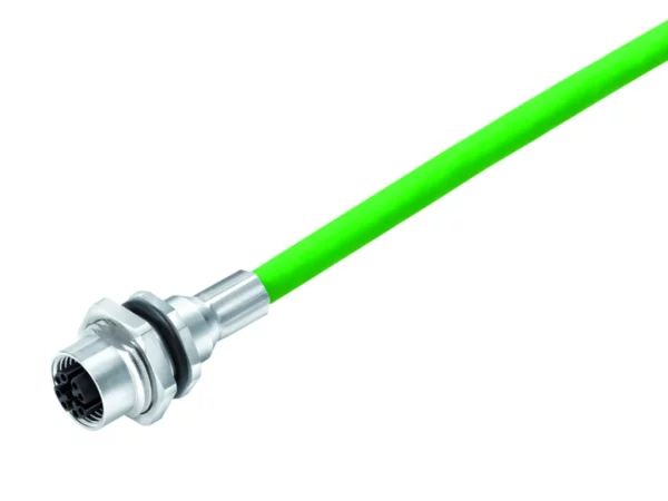 Female panel mount connector