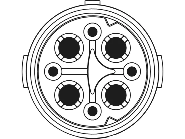 Inserts 4+3+PE 630V