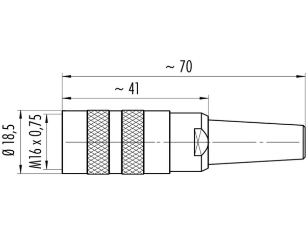 Female cable connector