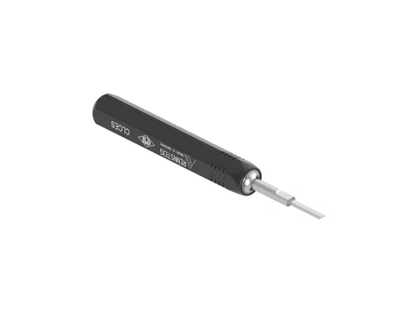 tool, for the extraction of the contacts from the inserts, for fiber optic LC contacts or LC duplex patch cord