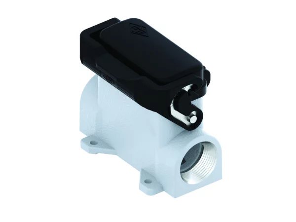surface mounting housing, size 49.16, IL-BRID alu, 1 lever, 1xM25 side, spring cover