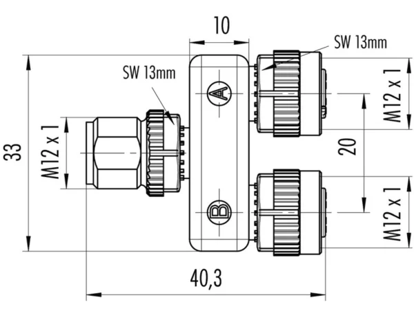 Twin distributor