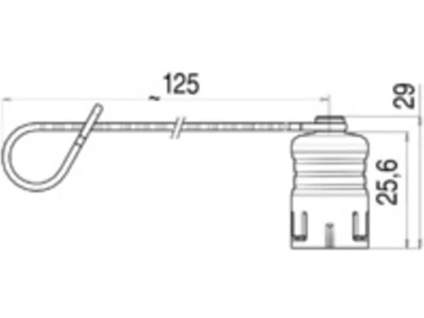Protection cap for female cable connector