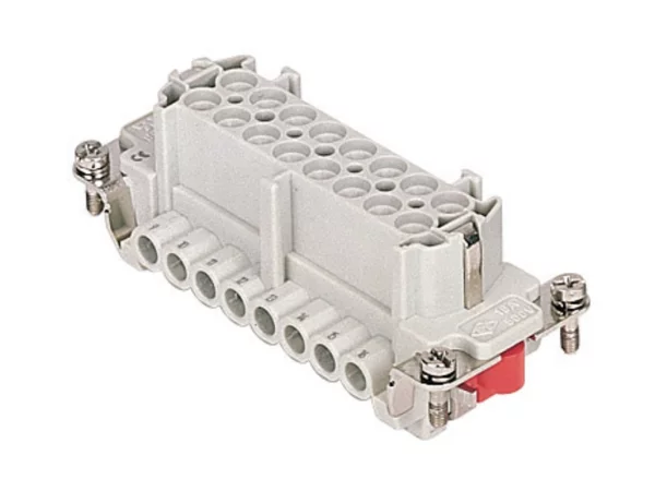 female insert, size 77.27, 6+2p+PE, screw, 16A, 830V