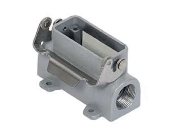 surface mounting housing, size 66.16, CZ7 alu, 1 rigid lever, 1xM25 side