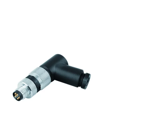 Male angled connector