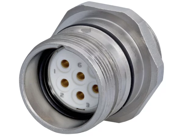 Panel Connector, Male Thread