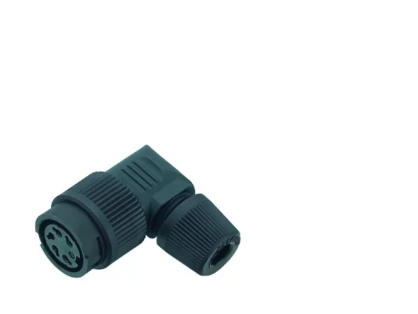 Female angled connector