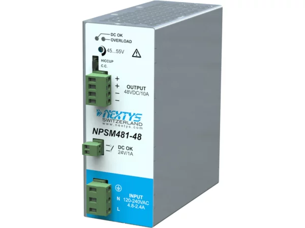 Premium Power Supply 1Ph, 480W Din-Rail AC/DC 48 Vdc 10 A
