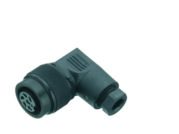 Female angled connector