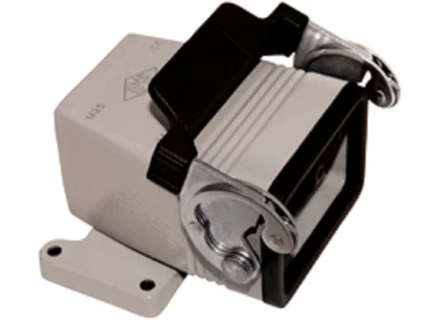 surface mounting housing, angled, size 44.27, C-TYPE alu, 1 lever, 1xM25 top, wall mounting