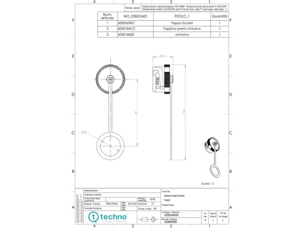 Closure cap TH405