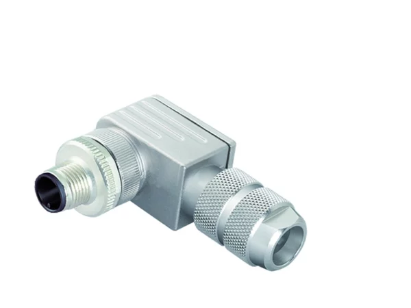 Male angled connector
