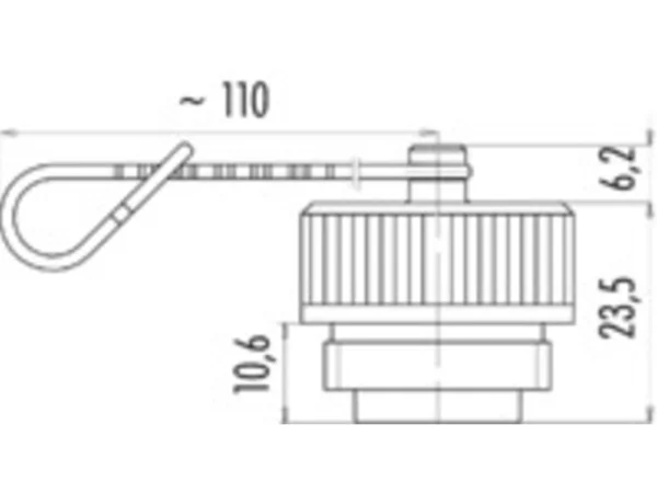 Protection cap for female cable connector