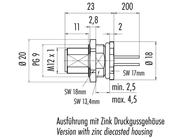Male socket