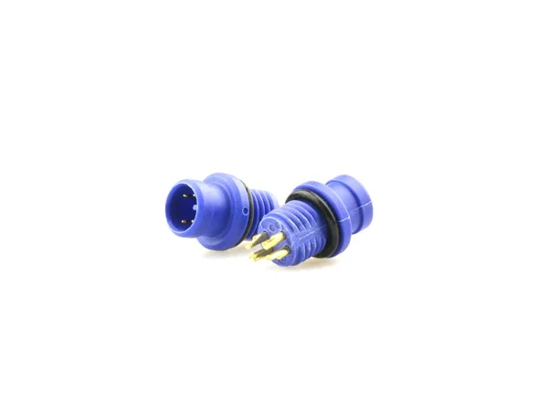 Mini B Male panel mount connector