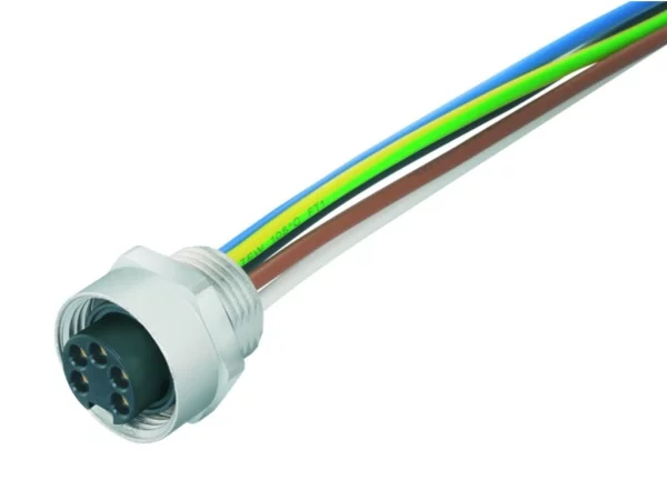Female panel mount connector