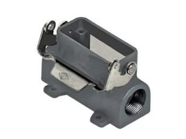 surface mounting housing, size 66.16, E-Xtreme alu, 1 lever, 2xM25 side