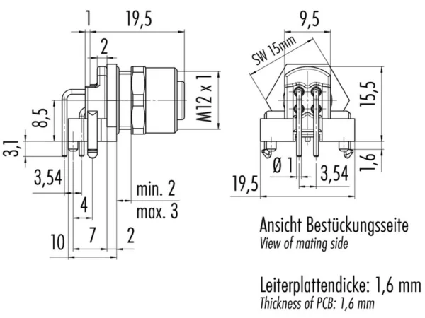 Female receptacle