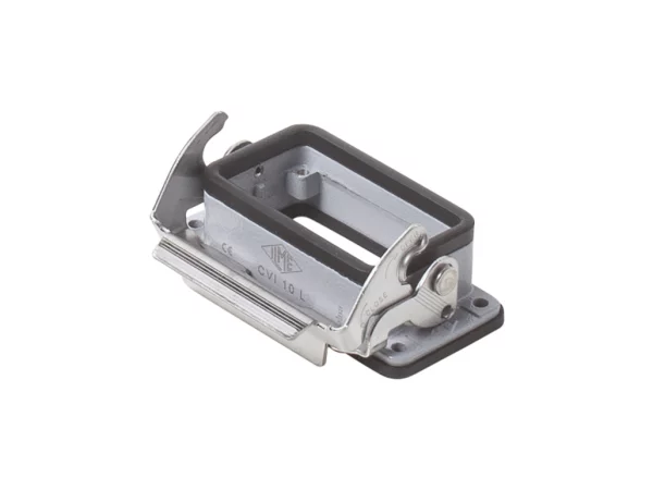 bulkhead mounting housing, size 57.27, V-TYPE alu, 1 lever