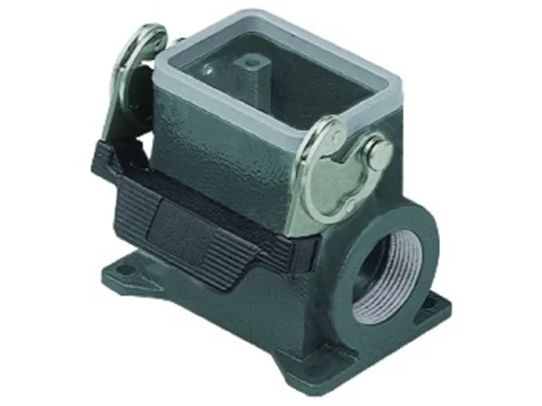surface mounting housing, high, size 44.27, E-Xtreme alu, 1 lever, 1xM32 side