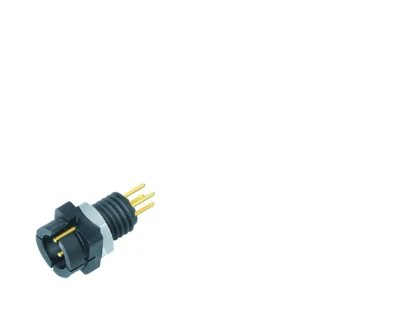 Male panel mount connector
