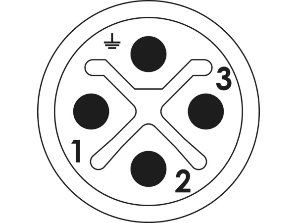 Crimp insert, 3+PE