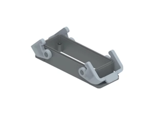 bulkhead mounting housing, size 104.27, T-TYPE plastic, 2 levers, PE-jumper