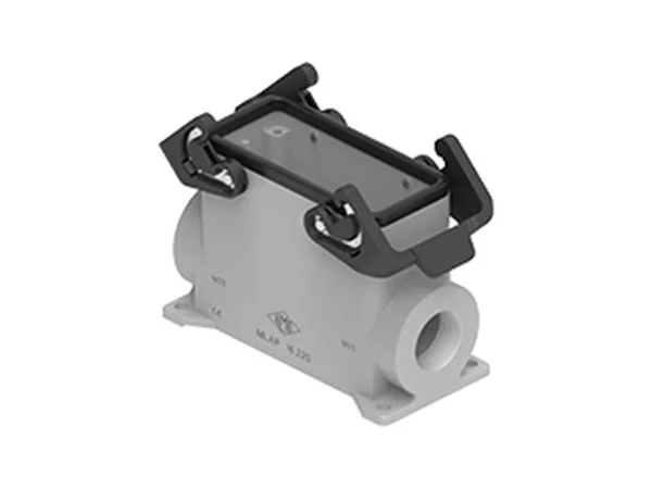 surface mounting housing, size 77.27, IL-BRID stainless steel, 2 levers, 2xM40 side