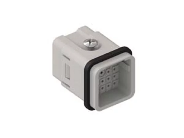 male insert, size 21.21, 21p, crimp, 6,5A, 50V ac/120V dc