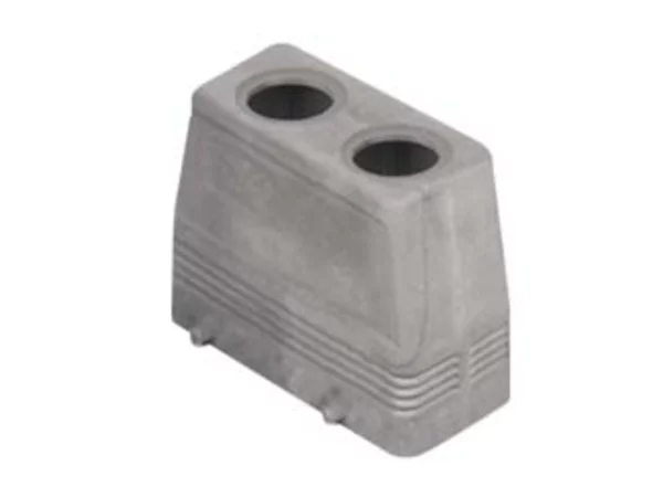hood, high, size 57.27, EMC alu, 4 peg, 2xM20 top, without adaptor