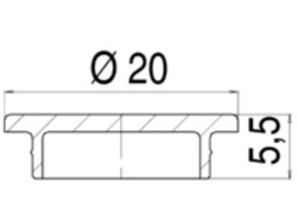 Protection cap for female panel mount connector
