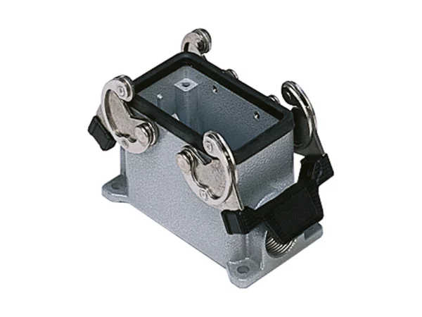 surface mounting housing, size 77.27, C-TYPE alu, 2 levers, 1xM25 side