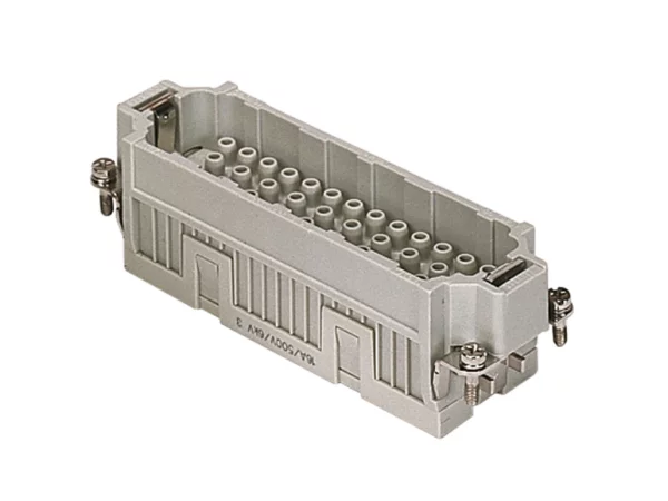 male insert, size 104.27, 46p+PE, crimp, 16A, 500V