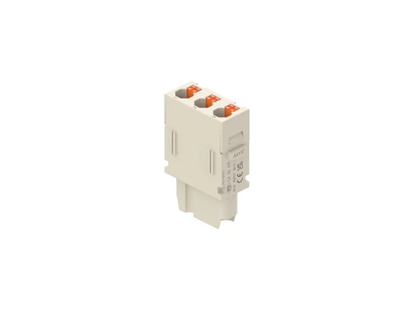 female insert, MIXO, 1MU, 3p,  AXYR® push-in connection, 40A, 690V