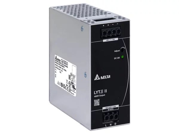 Power supply, 1Ph, 480W, DIN Rail, AC/DC, 48 Vdc, 10 A